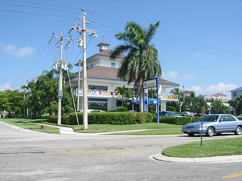 Straßenrand auf Marco Island Fotos