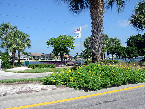 Straßenrand auf Marco Island Fotos