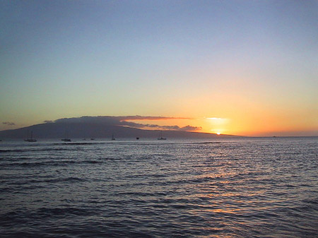Sonnenuntergang auf Maui Fotos