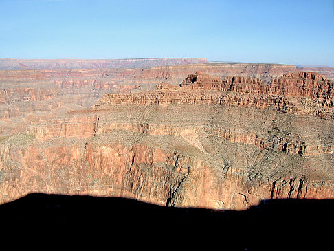 Per Hubschrauber im Grand Canyon