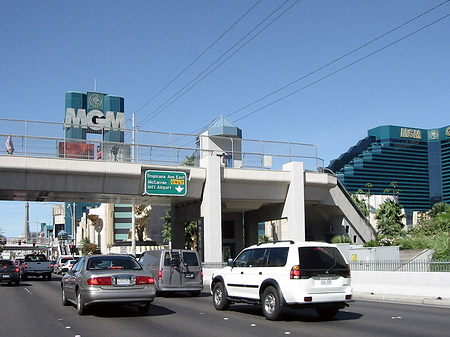 Foto Las Vegas aus dem Auto