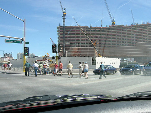 Las Vegas aus dem Auto Fotos