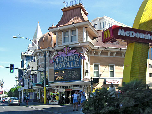 Las Vegas aus dem Auto Fotos