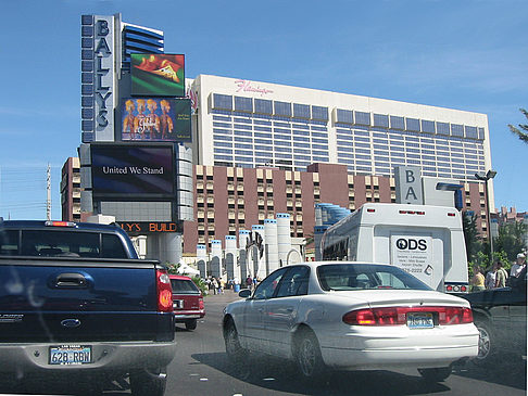 Las Vegas aus dem Auto Fotos