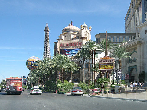 Las Vegas aus dem Auto Foto 