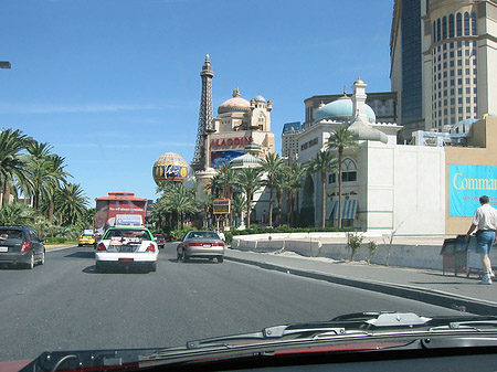 Las Vegas aus dem Auto Foto 
