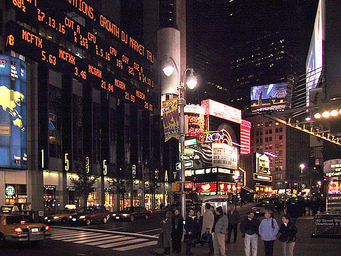 Foto Times Square bei Nacht - New York